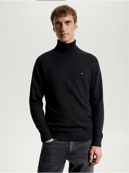 pima org ctn cashmere roll neck Tommy Hilfiger | MW0MW28048BDS.BDS
